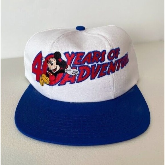 Disney Other - NWT Vtg RARE Disneyland Hat 40 Years Anniversary Snapback Cap Goofy Co Deadstock